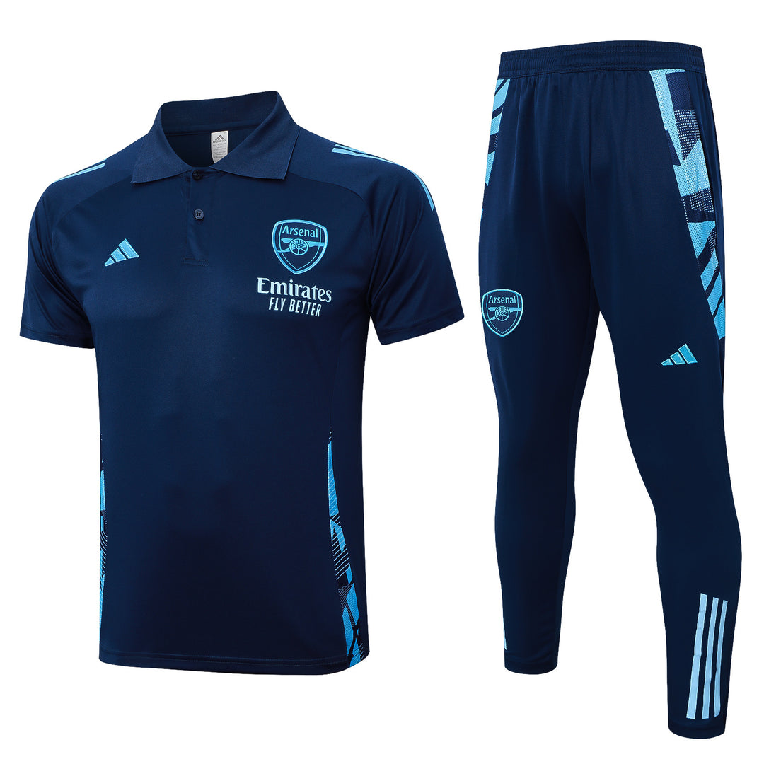 Kit Polo Arsenal 24/25 - Azul Marinho