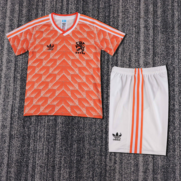 Camisa Retrô Holanda 1988 Home Infantil – Belt Sports