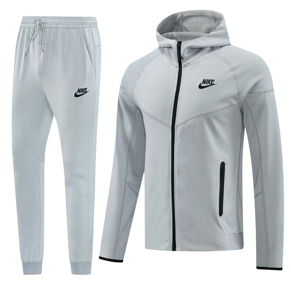 Conjunto Nike Tech Fleece - Cinza Claro