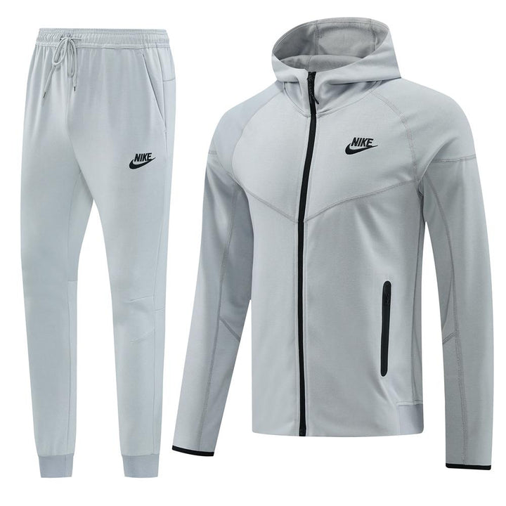 Conjunto Nike Tech Fleece - Cinza Claro