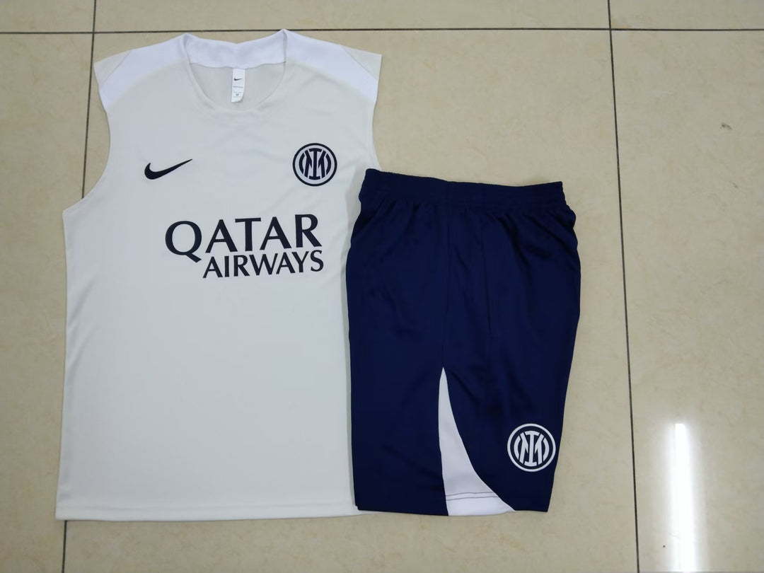 Kit Regata Inter de Milão 25/26 - Gelo/Azul Marinho