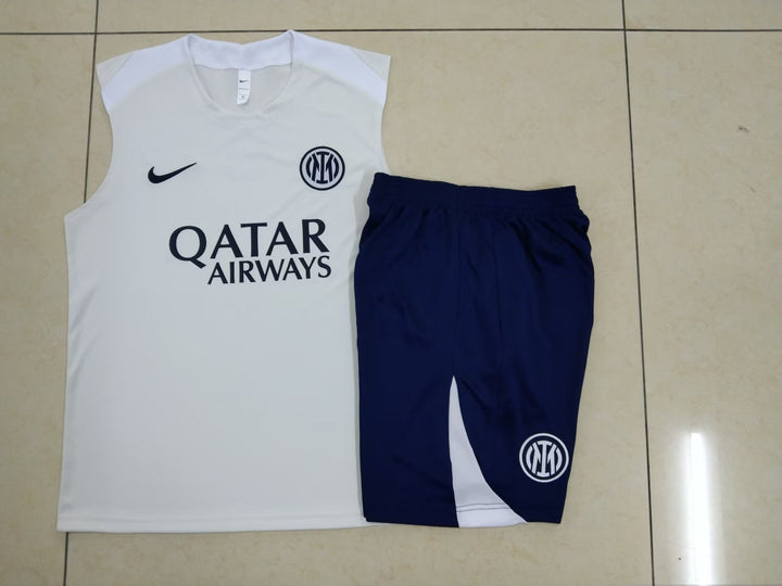 Kit Regata Inter de Milão 25/26 - Gelo/Azul Marinho