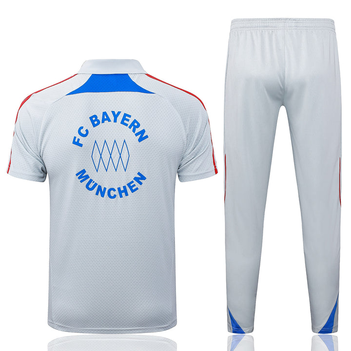 Kit Polo Bayern de Munique 25/26 - Cinza Claro