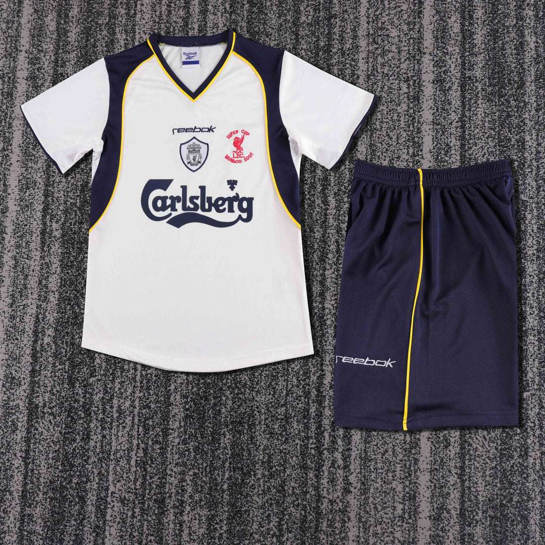 Camisa Retrô Liverpool 2001/02 Away Infantil – Belt Sports