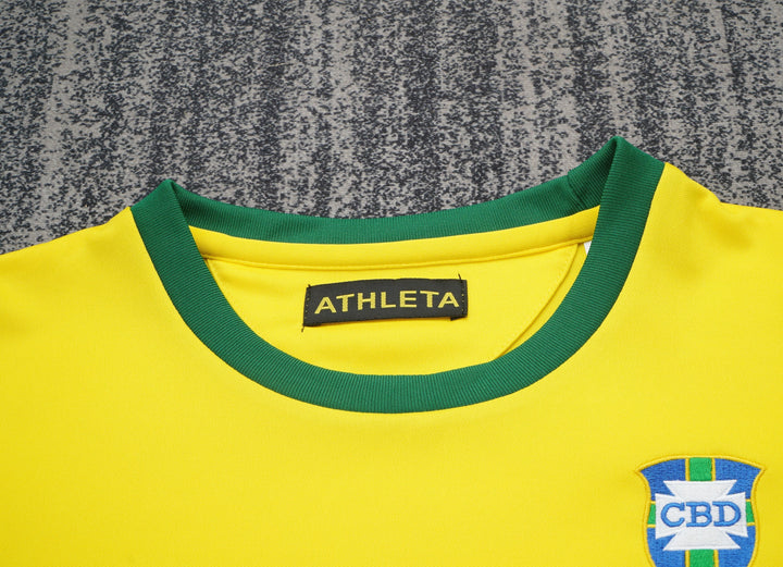 Camisa Retrô Brasil 1970 Home Infantil – Belt Sports