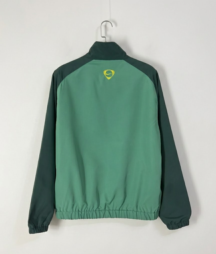 Jaqueta Corta Vento Brasil 2026/27 - Verde/Amarelo