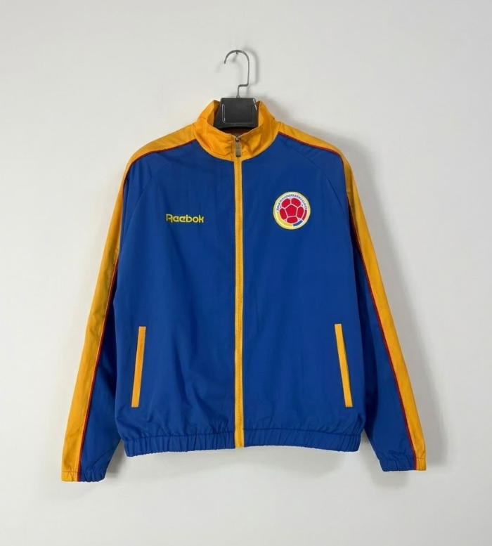Jaqueta Corta Vento Colômbia 1998 - Azul/Amarelo