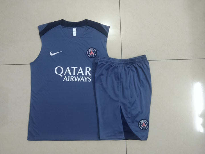 Kit Regata PSG 25/26 - Azul Aço/Azul Marinho
