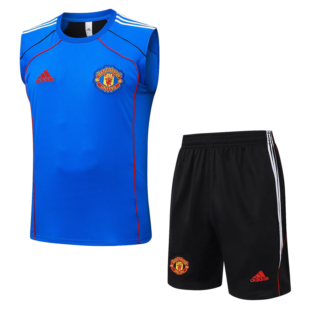 Kit Regata Manchester United 25/26 - Azul Royal/Preto