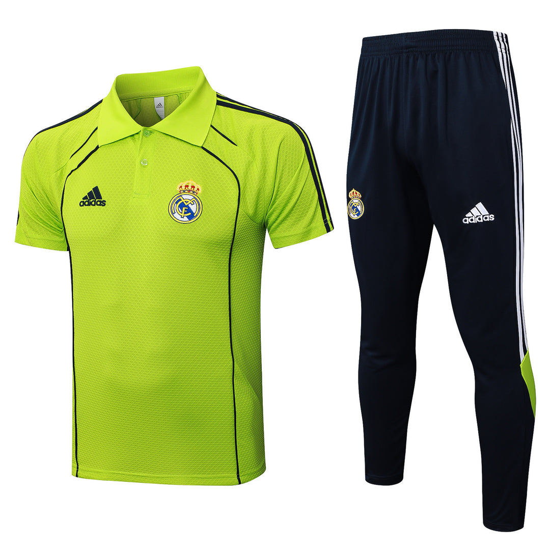 Kit Polo Real Madrid 25/26 - Verde Limão