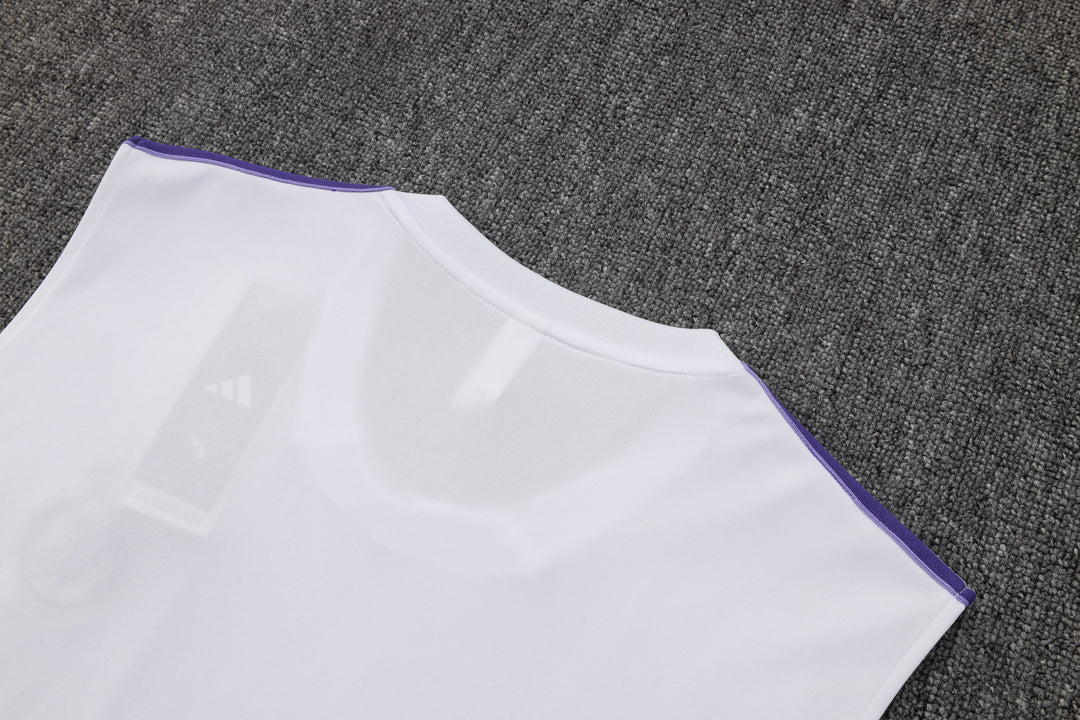 Kit Regata Real Madrid 25/26 - Branco/Azul
