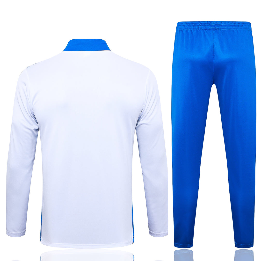 Conjunto Treino Brasil 24/25 - Branco/Azul Royal