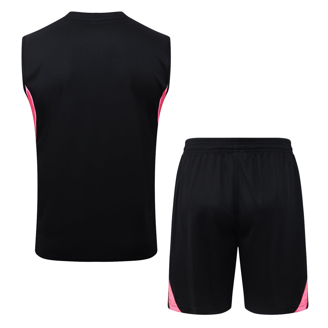 Kit Regata Arsenal 25/26 - Preto/Rosa Choque