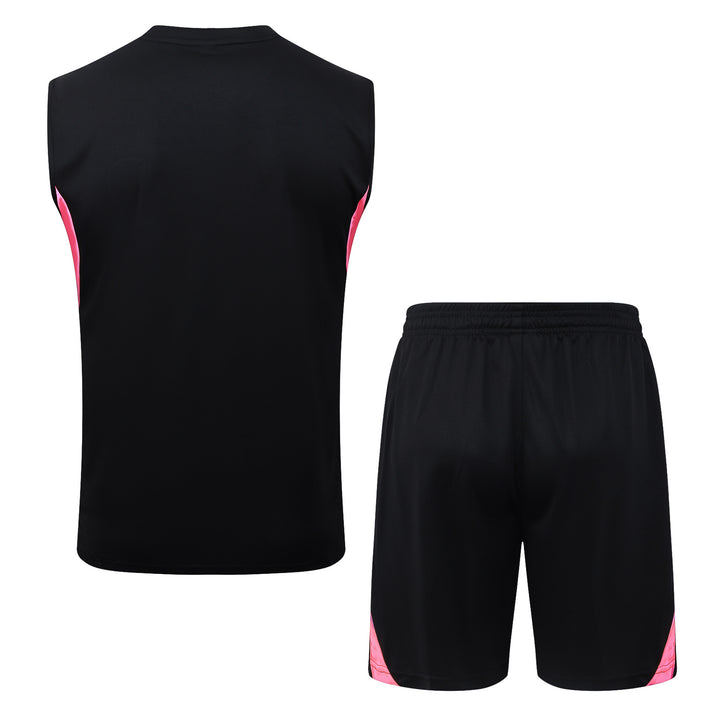 Kit Regata Arsenal 25/26 - Preto/Rosa Choque