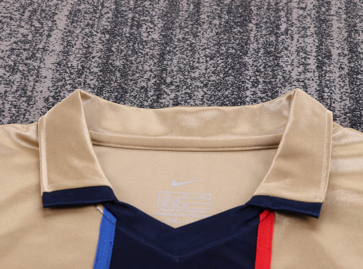 Camisa Retrô Barcelona 2001/02 Away Infantil – Belt Sports