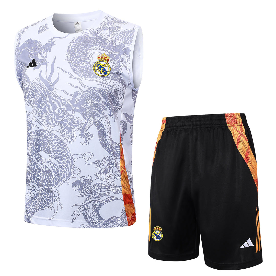 Kit Regata Real Madrid  24/25 - Branco Dragão