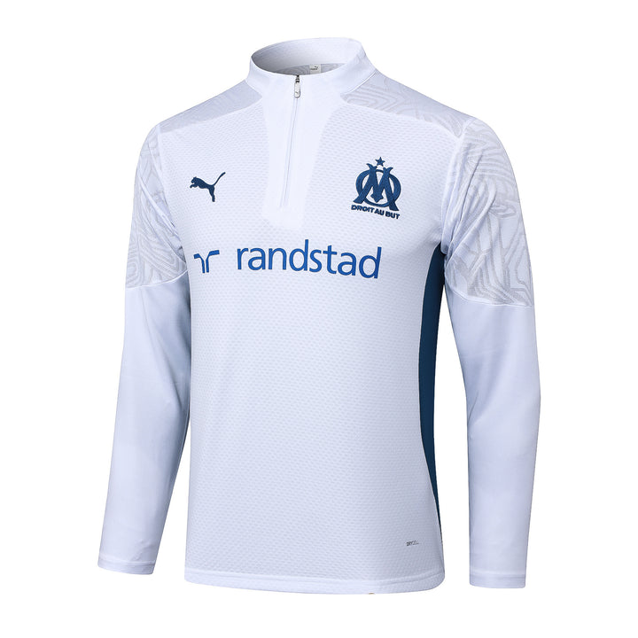 Blusão Olympique de Marseille 2025/26 - Branco/Verde Água
