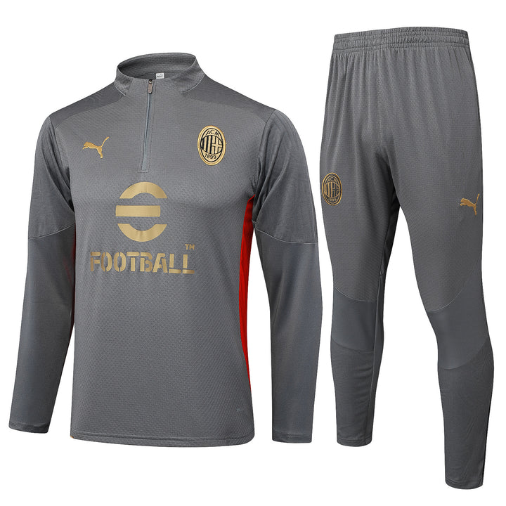 Conjunto Treino AC Milan 24/25 - Cinza