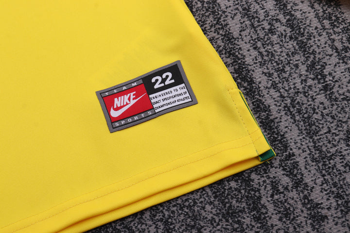 Camisa Retrô Brasil 1998 Home Manga Longa Infantil – Belt Sports