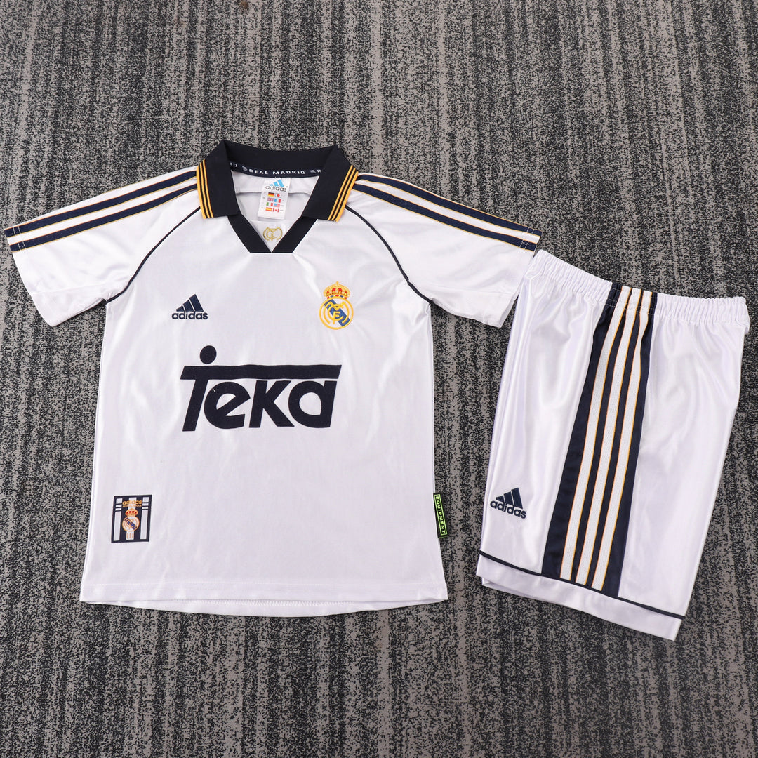 Camisa Retrô Real Madrid 1998/99 Home Infantil – Belt Sports