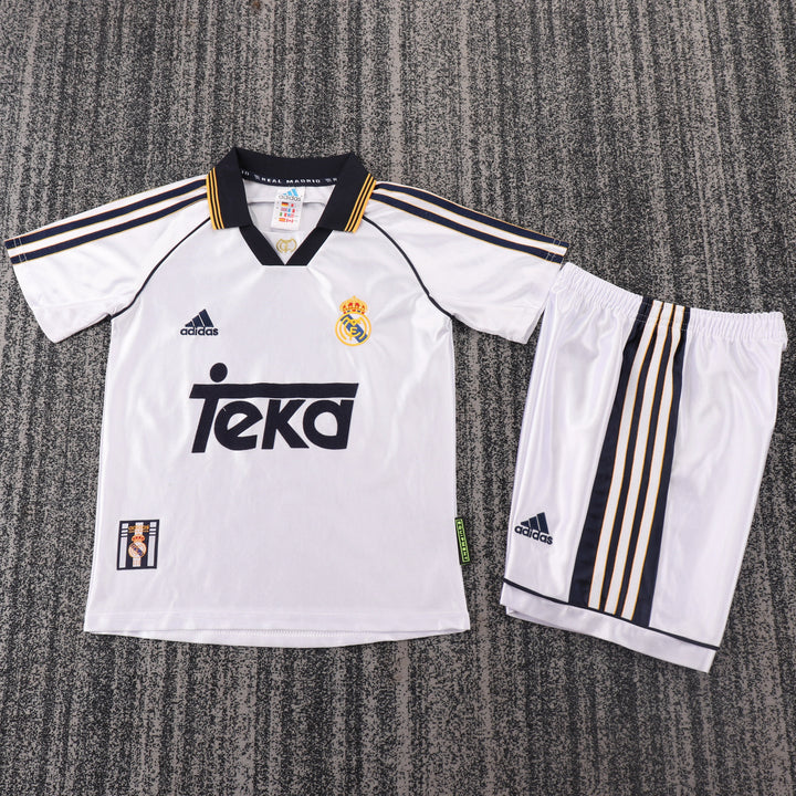 Camisa Retrô Real Madrid 1998/99 Home Infantil – Belt Sports