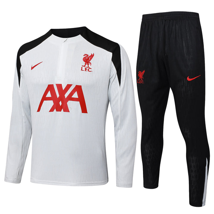Conjunto Treino Liverpool - Branco/Preto