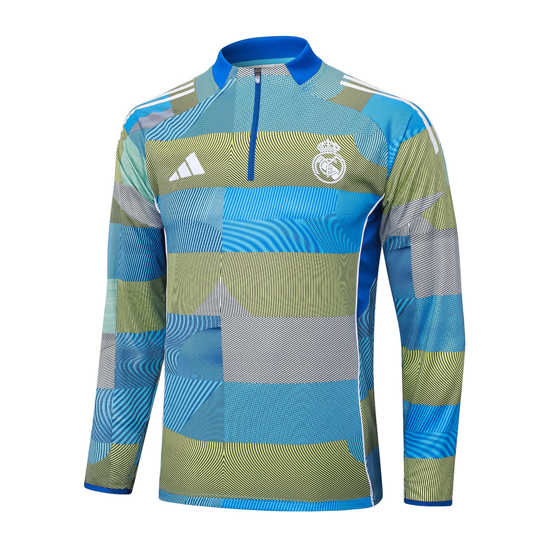 Blusão Real Madrid 2025/26 - Mesclado Azul Claro/Verde