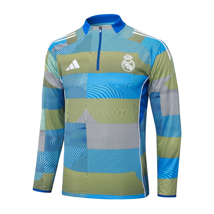 Blusão Real Madrid 2025/26 - Mesclado Azul Claro/Verde
