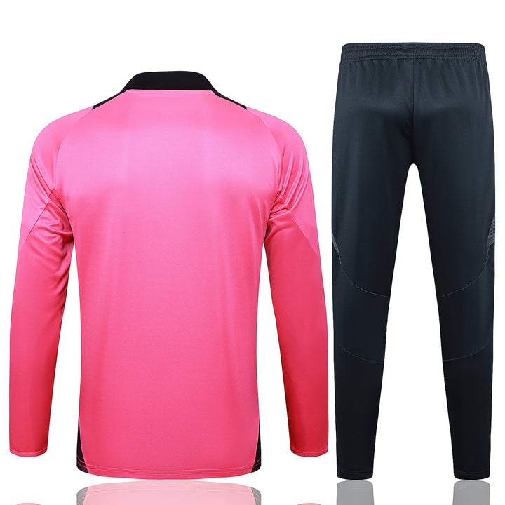 Conjunto Treino Real Madrid 24/25 - Rosa/Preto