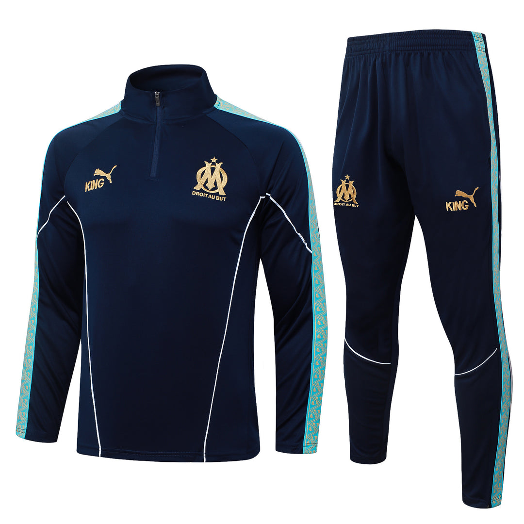 Conjunto Treino Olympique de Marseille 25/26 - Azul Marinho