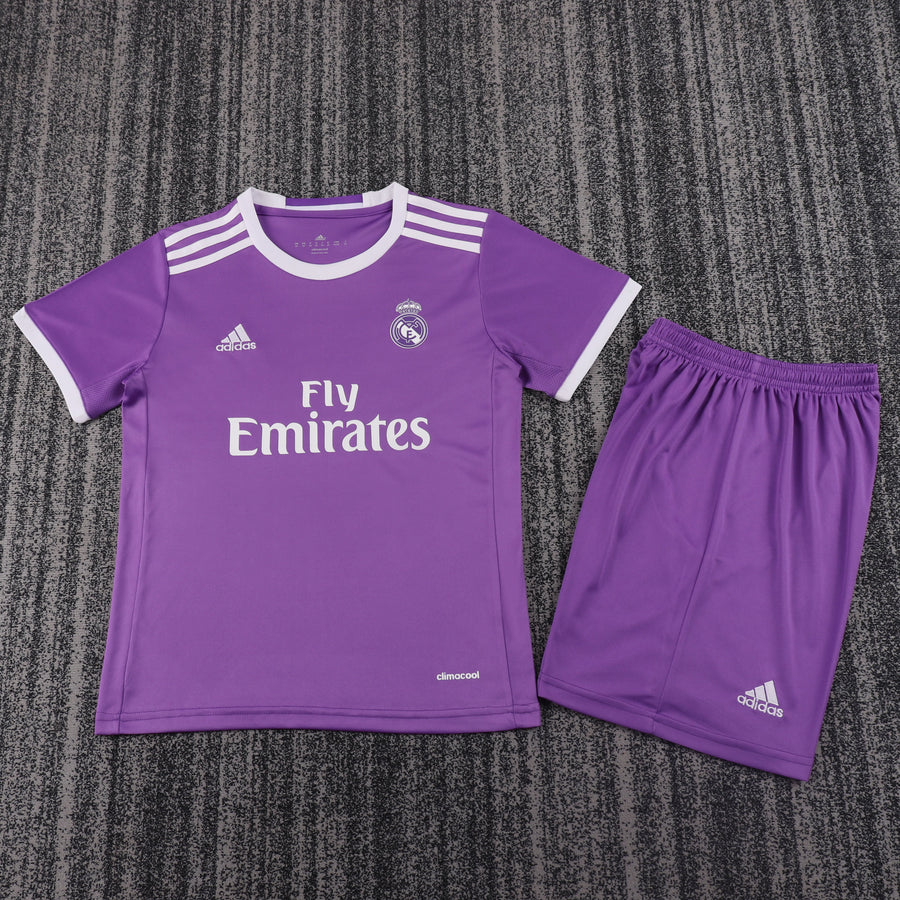 Camisa Retrô Real Madrid 2016/17 Away Infantil – Belt Sports