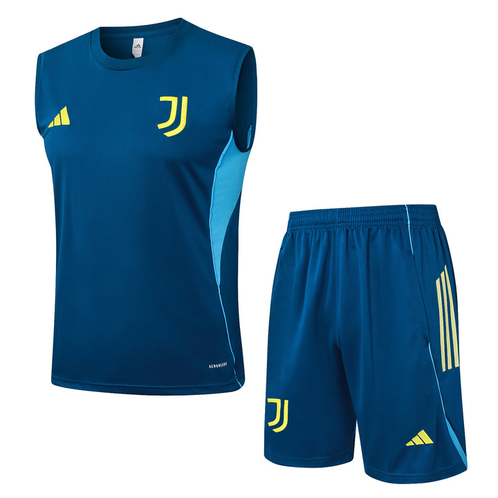 Kit Regata Juventus 25/26 - Azul Petróleo/Azul Capri/Amarelo