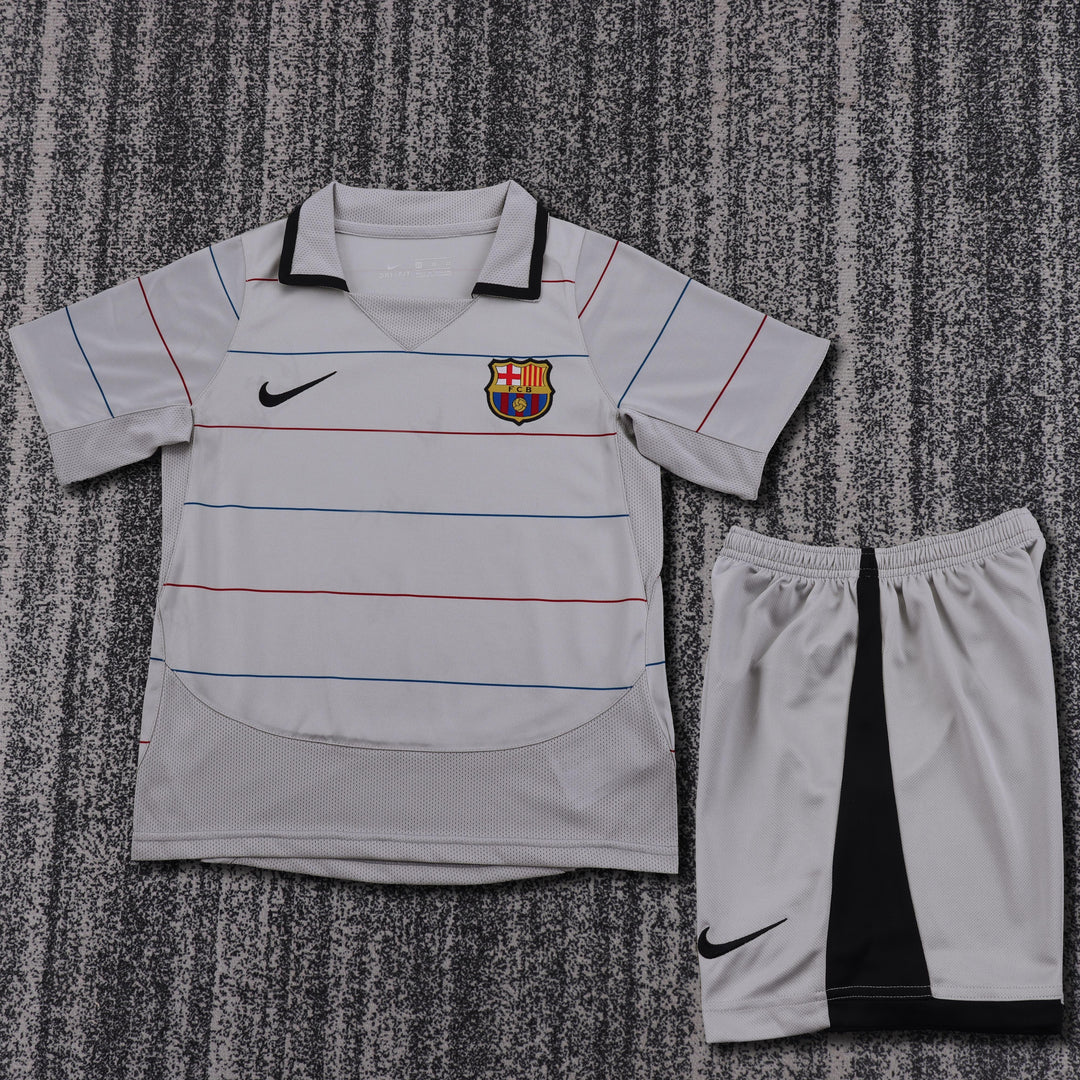 Camisa Retrô Barcelona 2003/04 Away Infantil – Belt Sports