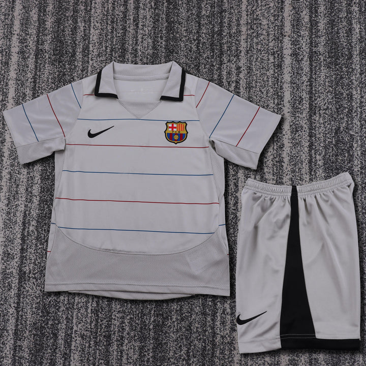 Camisa Retrô Barcelona 2003/04 Away Infantil – Belt Sports