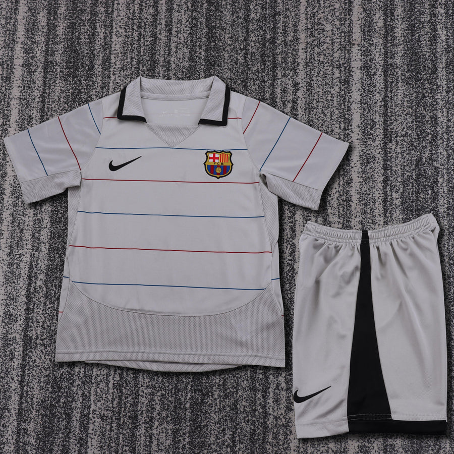 Camisa Retrô Barcelona 2003/04 Away Infantil – Belt Sports