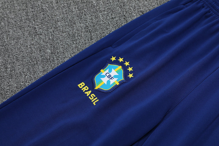 Conjunto Brasil 2025/26 Azul Turquesa - Capuz