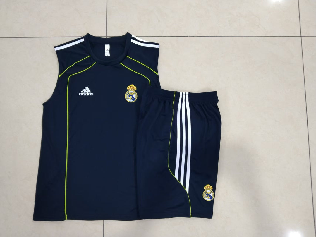 Kit Regata Real Madrid 25/26 - Azul Marinho/Verde Lima
