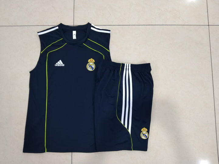 Kit Regata Real Madrid 25/26 - Azul Marinho/Verde Lima