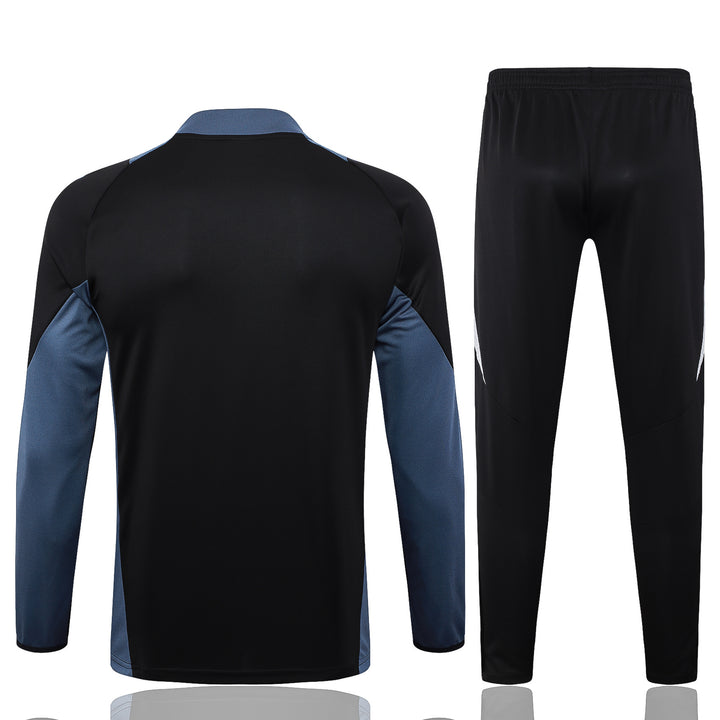 Conjunto Treino Manchester United 24/25 - Preto/Cinza