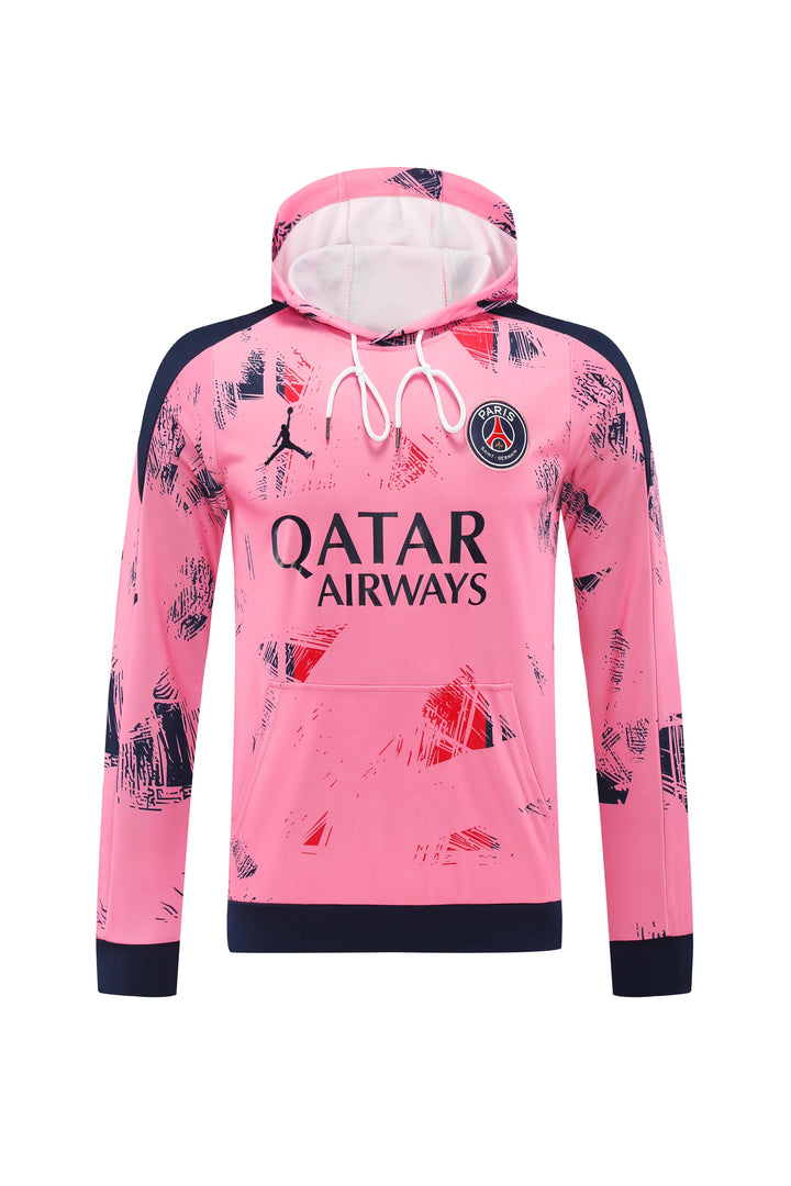 Blusão PSG 2024/25 Rosa - Capuz