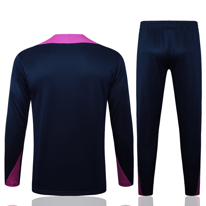Conjunto Treino Barcelona 25/26- Azul/roxo