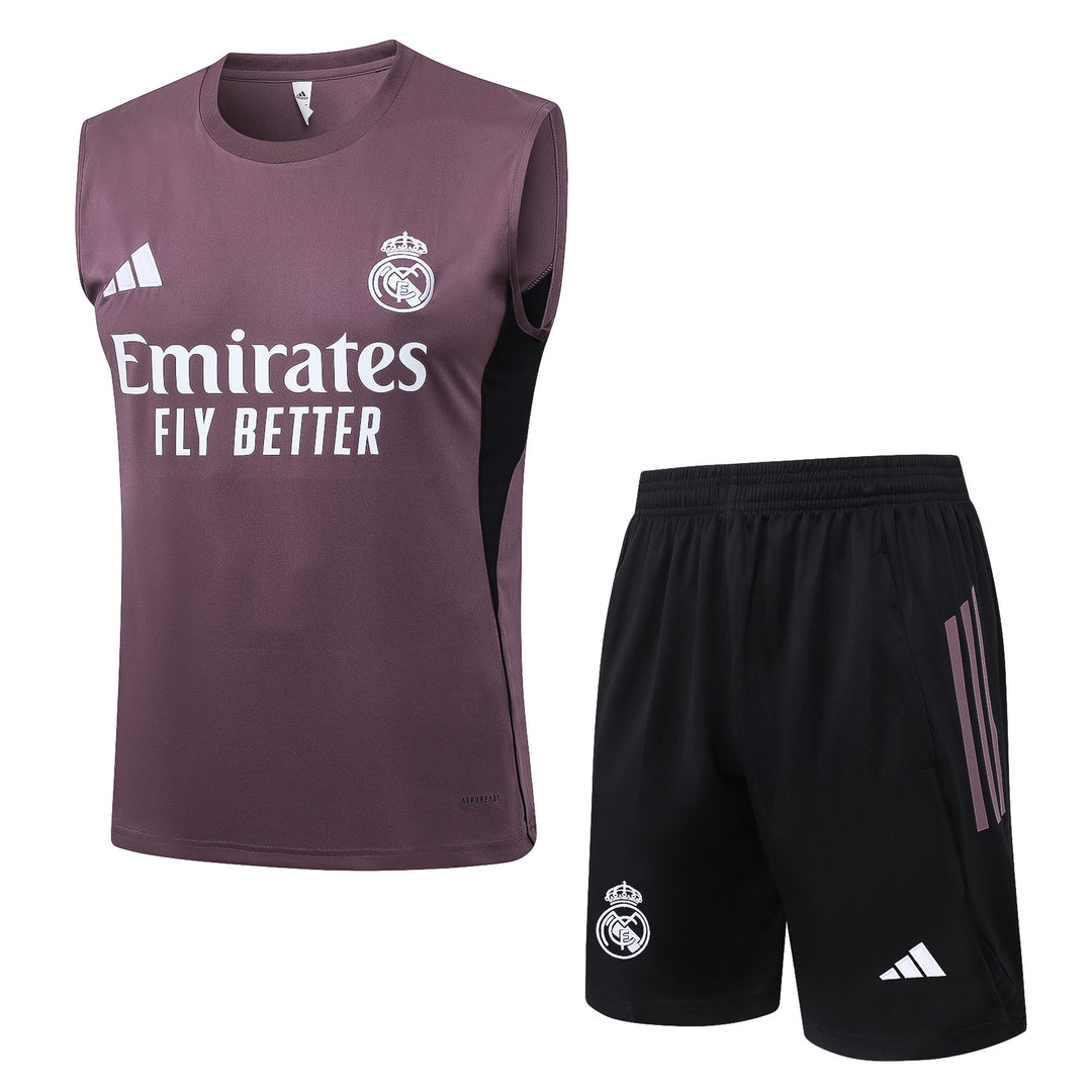 Kit Regata Real Madrid 25/26 - Malva/Preto