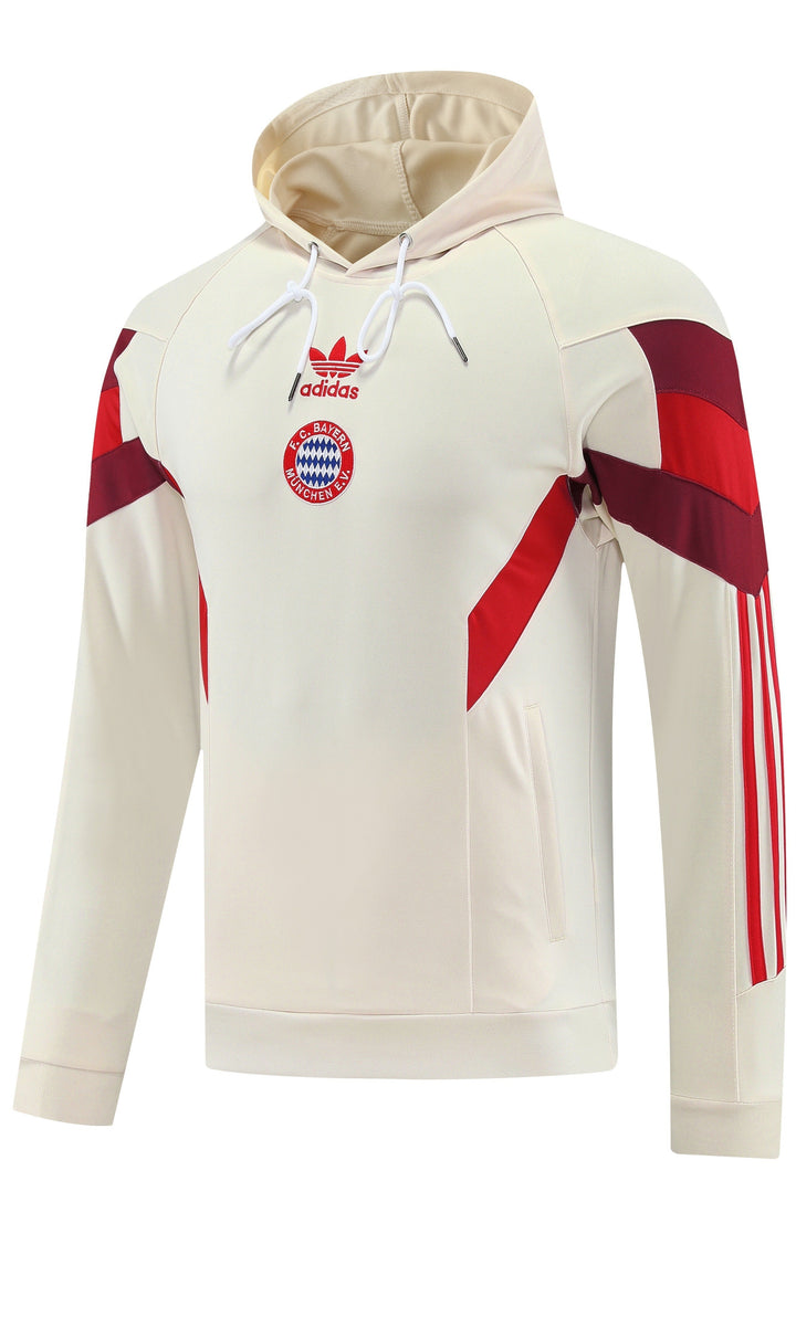 Blusão Bayern de Munique 2025/26 Off-White - Capuz