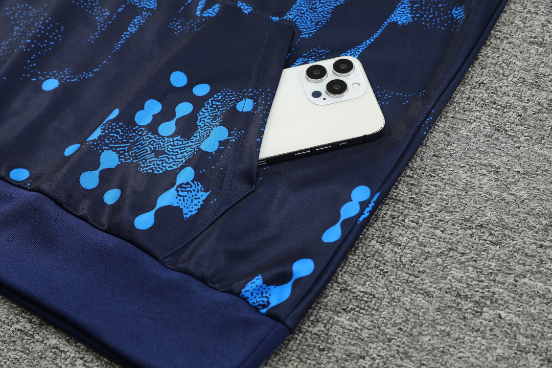 Conjunto Chelsea 2024/25 Azul - Capuz