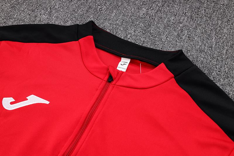 Conjunto Treino Joma - Preto/Vermelho