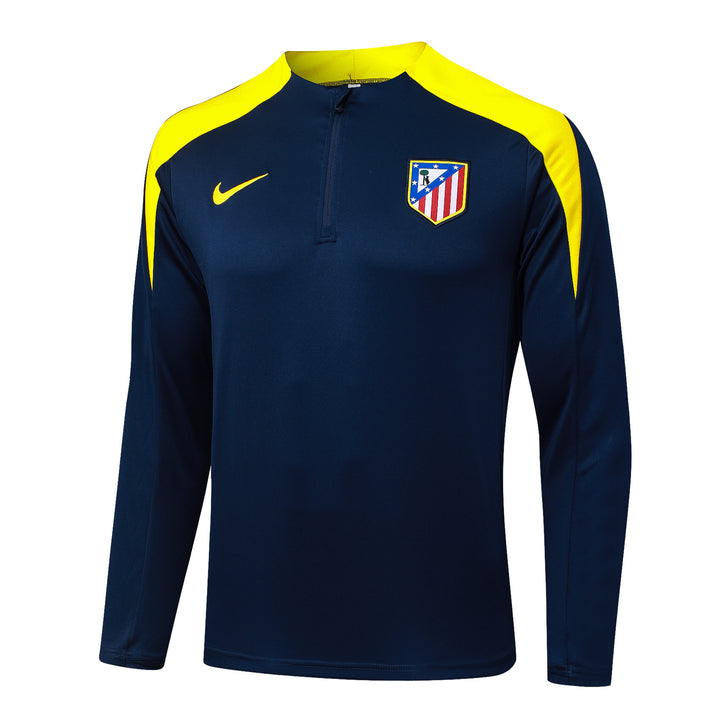Blusão Atlético Madrid 2025/26 - Azul Marinho/Amarelo