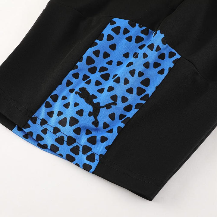 Short Treino Puma - Preto/Azul Escuro