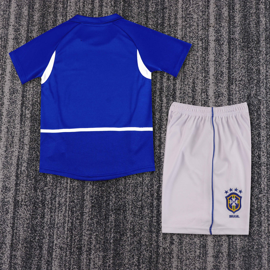Camisa Retrô Brasil 2002 Away Infantil – Belt Sports