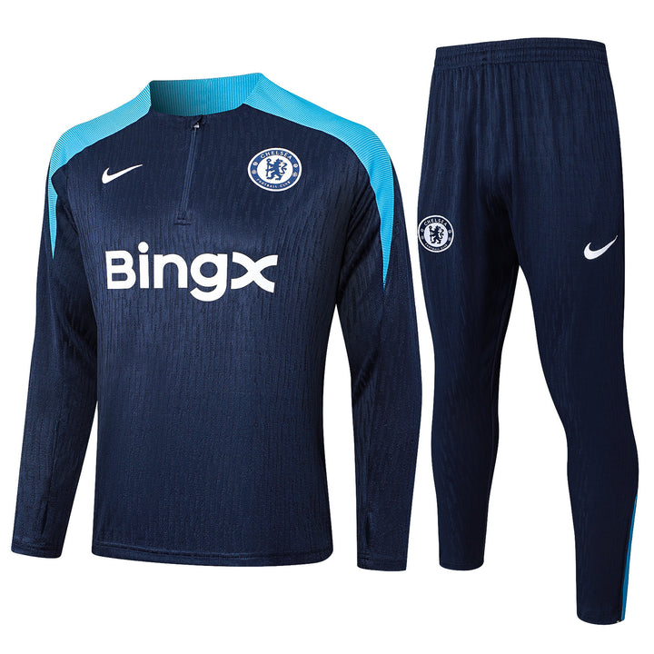 Conjunto Treino Chelsea 24/25 - Azul Marinho/Azul Claro II