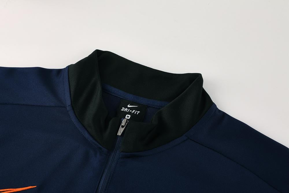 Blusão Treino Nike - Azul Marinho/Laranja
